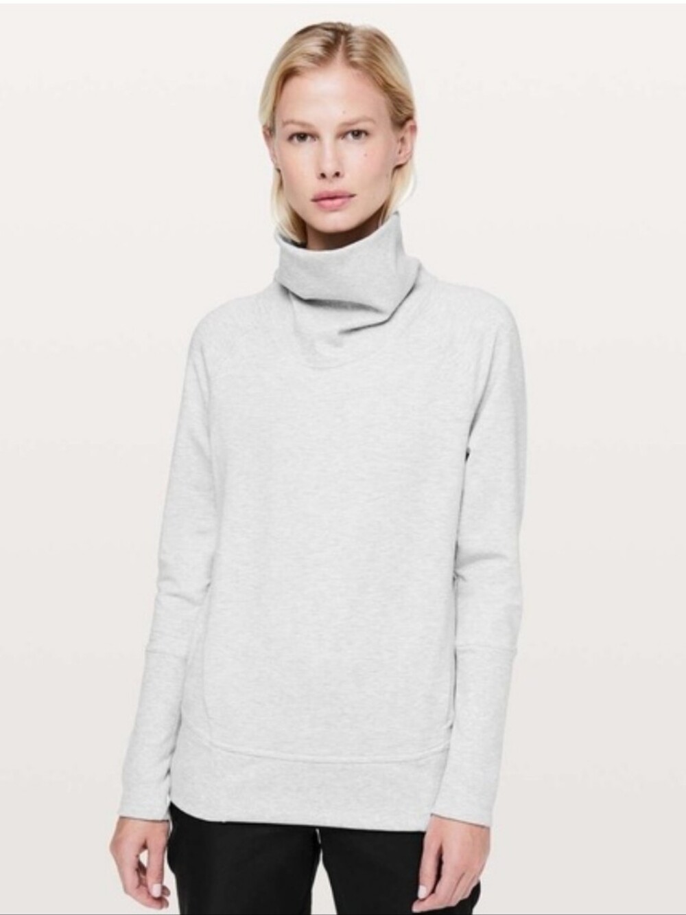 Lululemon High Lines Light Grey Pullover Size 6
